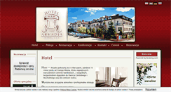 Desktop Screenshot of hotelarkadia.pl
